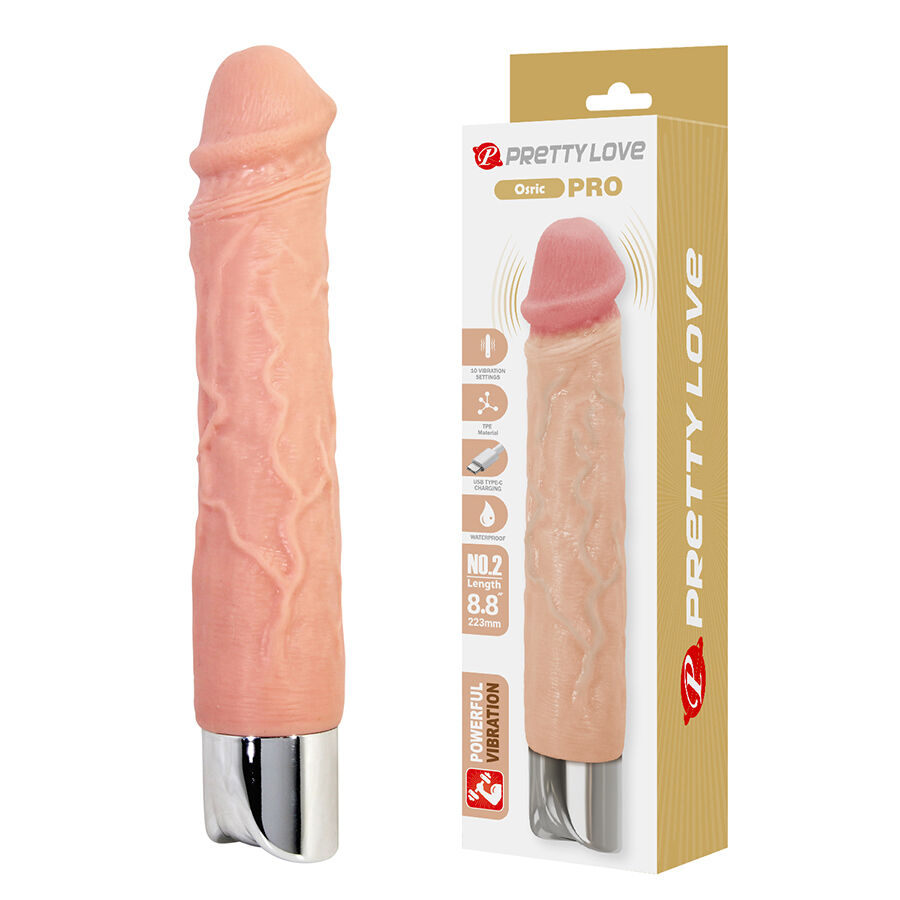 PRETTY LOVE - OSRIC PRO VIBRADOR REALÍSTICO FLEXIBLE-MillenialSexshop-PRETTY LOVE HIGH GRADE Imagen del artículo erótico PRETTY LOVE - OSRIC PRO VIBRADOR REALÍSTICO FLEXIBLE de PRETTY LOVE HIGH GRADE en la sección JUGUETES BIENESTAR |Vibradores|Vibradores Realísticos de Millenial Sexshop.