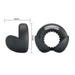 PRETTY LOVE - QUENTIN ANILLO PARA PENE CON ESTIMULADOR TESTICULAR - Imagen 10