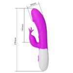 PRETTY LOVE - RASMUSSEN VIBRADOR PUNTO G MORADO - Imagen 6