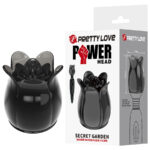 Imagen del artículo erótico PRETTY LOVE - SECRET GARDEN CABEZAL MASAJEADOR NEGRO de PRETTY LOVE FLIRTATION en la sección JUGUETES BIENESTAR |Juguetes para Mujeres|Estimuladores|Masajeadores de Millenial Sexshop.