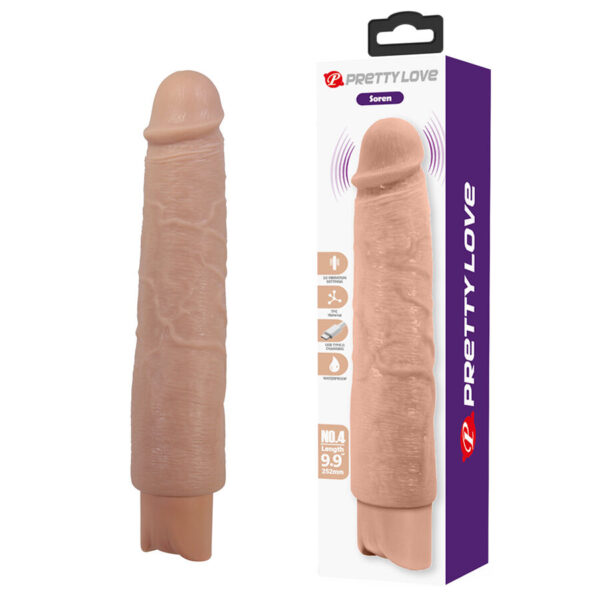 Imagen del artículo erótico PRETTY LOVE - SOREN VIBRADOR REALÍSTICO FLEXIBLE de PRETTY LOVE HIGH GRADE en la sección JUGUETES BIENESTAR |Vibradores|Vibradores Realísticos de Millenial Sexshop.