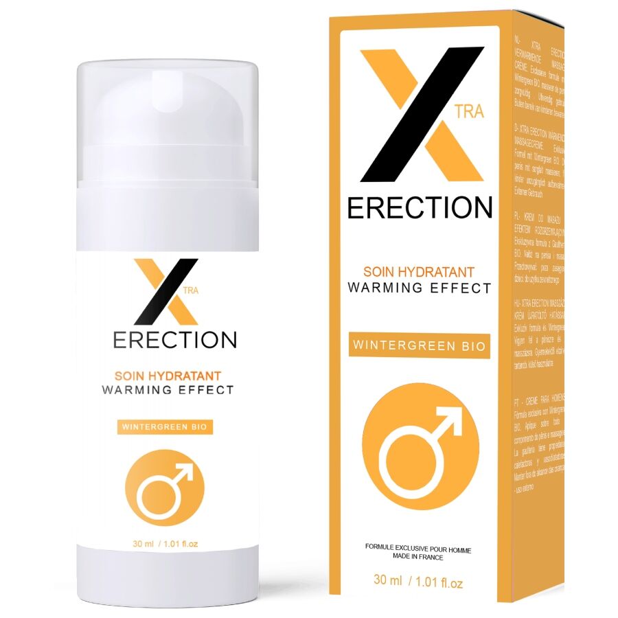 Imagen del artículo erótico RUF - X ERECTION CREMA ERECCIÓN EFECTO CALOR 40 ML de RUF en la sección DROGUERÍA |Estimulantes para Ellos|Aumento Erección de Millenial Sexshop.