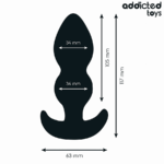 ADDICTED TOYS - PLUG ANAL SILICONA TALLA L 11,7 CM - Imagen 4