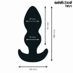 ADDICTED TOYS - PLUG ANAL SILICONA TALLA S 10,3 CM - Imagen 4