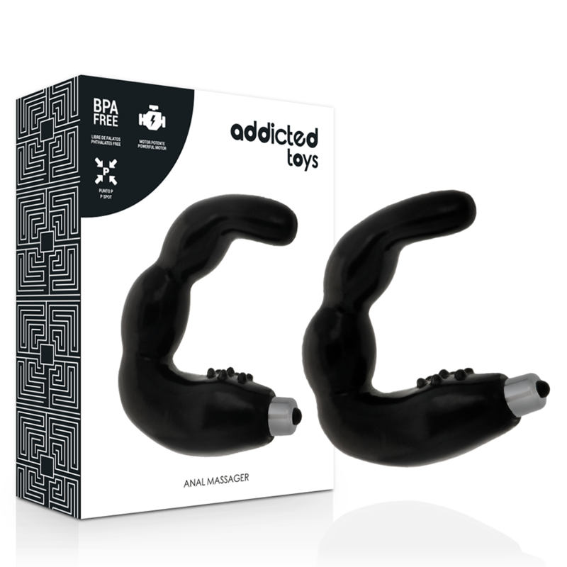 ADDICTED TOYS - PROSTATE ANAL MASSAGER VIBRATION-MillenialSexshop-ADDICTED TOYS Imagen del artículo erótico ADDICTED TOYS - PROSTATE ANAL MASSAGER VIBRATION de ADDICTED TOYS en la sección JUGUETES BIENESTAR |Anal|Vibradores Anales de Millenial Sexshop.