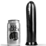 Imagen del artículo erótico ALL BLACK - DILDO NEGRO 19 CM de ALL BLACK en la sección JUGUETES BIENESTAR |Anal|Plugs Anales de Millenial Sexshop.