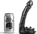 Imagen del artículo erótico ALL BLACK - DILDO REALÍSTICO 19 CM de ALL BLACK en la sección JUGUETES BIENESTAR |Dildos sin Vibración|Dildos Punto G de Millenial Sexshop.