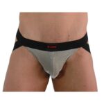 BURN - 001 JOCK BRILLANTE BEIGE / NEGRO L - Imagen 2