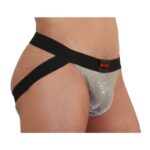 BURN - 001 JOCK BRILLANTE BEIGE / NEGRO S - Imagen 2