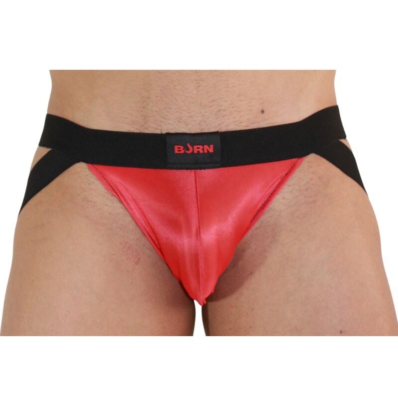 BURN - 010 JOCK ROJO / NEGRO XL-MillenialSexshop-BURN Imagen del artículo erótico BURN - 010 JOCK ROJO / NEGRO XL de BURN en la sección MODA & LENCERÍA|Lencería Hombre|Jockstraps de Millenial Sexshop.