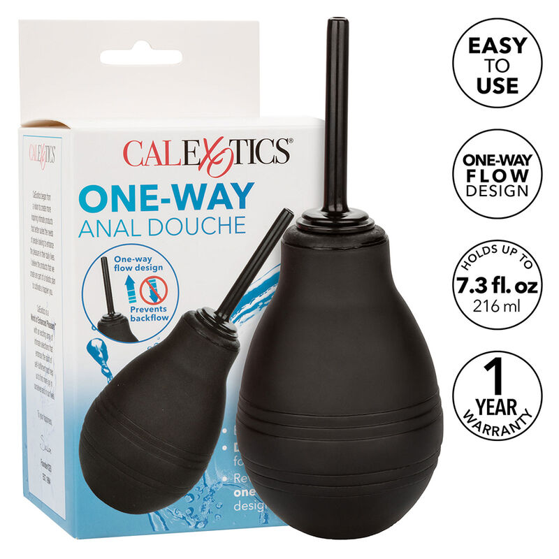 CALEXOTICS - ONE WAY DUCHA ANAL NEGRO-MillenialSexshop-CALEXOTICS Imagen del artículo erótico CALEXOTICS - ONE WAY DUCHA ANAL NEGRO de CALEXOTICS en la sección JUGUETES BIENESTAR |Anal|Ducha Anal de Millenial Sexshop.