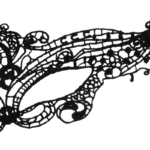 COQUETTE CHIC DESIRE - ANTIFAZ ENCAJE NEGRO FINO - Imagen 4