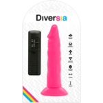 DIVERSIA - DILDO REALÍSTICO FLEXIBLE CON VIBRACIÓN ROSA 23 CM -O- 4.3 CM - Imagen 7