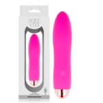 Imagen del artículo erótico DOLCE VITA - VIBRADOR RECARGABLE FOUR ROSA 7 VELOCIDADES de DOLCE VITA en la sección JUGUETES BIENESTAR |Vibradores|Mini vibradores de Millenial Sexshop.