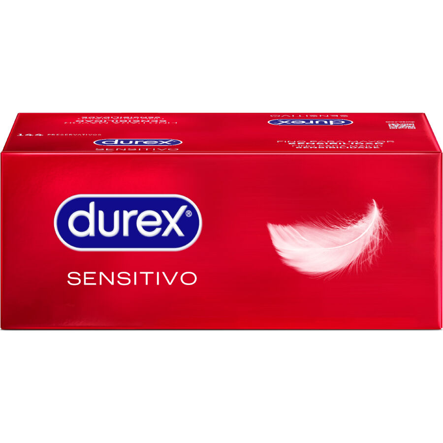 DUREX - PRESERVATIVOS SENSITIVO 144 UNIDADES-MillenialSexshop-DUREX CONDOMS Imagen del artículo erótico DUREX - PRESERVATIVOS SENSITIVO 144 UNIDADES de DUREX CONDOMS en la sección PRESERVATIVOS |Sensitivos de Millenial Sexshop.