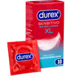 Imagen del artículo erótico DUREX - PRESERVATIVOS SENSITIVO EXTRA LARGO XL 10 UNIDADES de DUREX CONDOMS en la sección PRESERVATIVOS |Sensitivos de Millenial Sexshop.