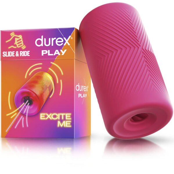 Imagen del artículo erótico DUREX - TOY MASTURBADOR SLIDE & RIDE de DUREX TOYS en la sección JUGUETES BIENESTAR |Juguetes para Hombres|Masturbadores varios de Millenial Sexshop.