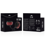 FETISH SUBMISSIVE DARK ROOM -  ESPOSAS TOBILLOS CUERO VEGANO CON FORRO DE NEOPRENO - Imagen 8