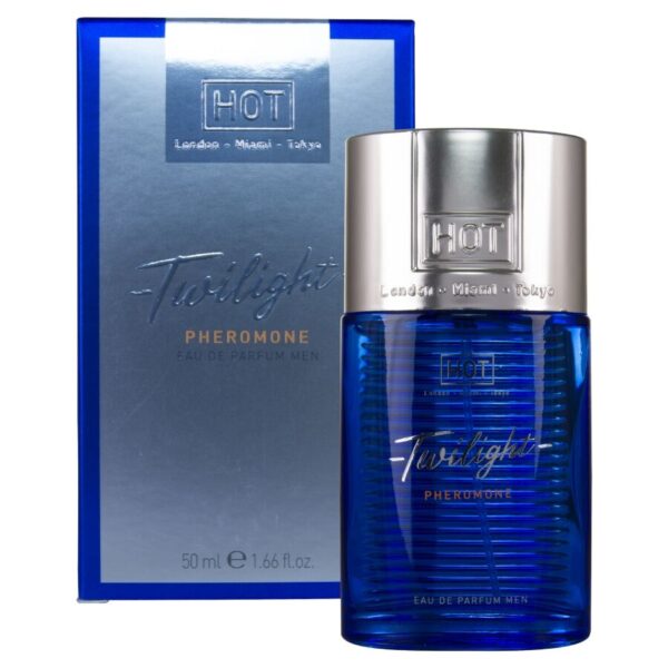 Imagen del artículo erótico HOT - TWILIGHT PERFUME CON FEROMONAS HOMBRE 50 ML de HOT en la sección DROGUERÍA |Perfumes |Perfumes Feromonas Masculinas de Millenial Sexshop.