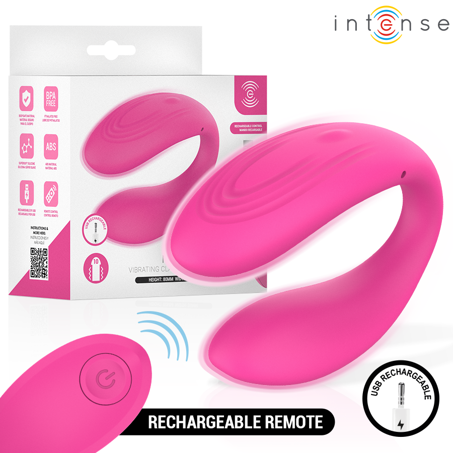 INTENSE - NORA ESTIMULADOR DE PINZA CON VIBRACIÓN ROSA-MillenialSexshop-INTENSE REMOTE CONTROL Imagen del artículo erótico INTENSE - NORA ESTIMULADOR DE PINZA CON VIBRACIÓN ROSA de INTENSE REMOTE CONTROL en la sección JUGUETES BIENESTAR |Vibradores|Vibradores control remoto de Millenial Sexshop.