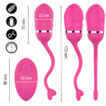 INTENSE - SOOKIE HUEVO VIBRADOR CON CONTROL REMOTO ROSA - Imagen 4