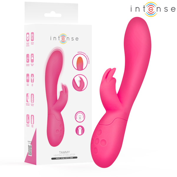 Imagen del artículo erótico INTENSE - TAMMY ESTIMULADOR RABBIT CON CALOR de INTENSE HIGH TECH en la sección JUGUETES BIENESTAR |Vibradores|Vibradores Rabbit de Millenial Sexshop.