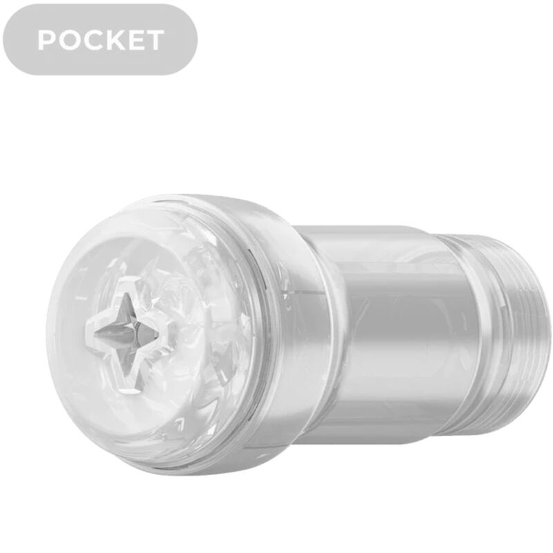 KIIROO - FEEL POCKET STROKER CRYSTAL BY KIIROO TRANSPARENTE-MillenialSexshop-KIIROO Imagen del artículo erótico KIIROO - FEEL POCKET STROKER CRYSTAL BY KIIROO TRANSPARENTE de KIIROO en la sección JUGUETES BIENESTAR |Juguetes para Hombres|Masturbadores varios de Millenial Sexshop.
