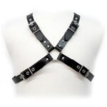 Imagen del artículo erótico LEATHER BODY - BLACK BUCKLE HARNESS FOR MEN de LEATHER BODY en la sección MODA & LENCERÍA|Lencería Hombre|Arneses Hombre de Millenial Sexshop.