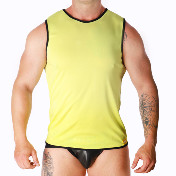 Imagen del artículo erótico MACHO - CAMISETA AMARILLO L/XL de MACHO UNDERWEAR en la sección MODA & LENCERÍA|Lencería Hombre|Camisetas Masculinas de Millenial Sexshop.