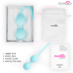 MORESSA - OSIAN THREE ENTRENAMIENTO SUELO PELVICO 85 gr PREMIUM SILICONA TURQUESA - Imagen 6