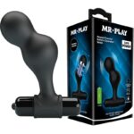 Imagen del artículo erótico MR PLAY - PLUG ANAL VIBRADOR DE SILICONA NEGRO de MR PLAY en la sección JUGUETES BIENESTAR |Anal|Vibradores Anales de Millenial Sexshop.