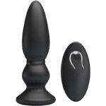 Imagen del artículo erótico MR PLAY - VIBRADOR POTENTE CONTROL REMOTO ANAL PLUG NEGRO de MR PLAY en la sección JUGUETES BIENESTAR |Anal|Plugs Anales de Millenial Sexshop.