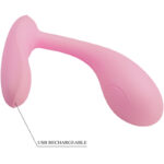 PRETTY LOVE - BAIRD G-SPOT 12 VIBRACIONES RECARGABLE ROSA APP - Imagen 6