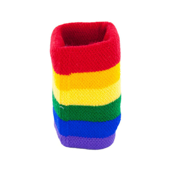 Imagen del artículo erótico PRIDE - MUÑEQUERA BANDERA LGBT de PRIDE en la sección ARTÍCULOS VARIOS|Artículos divertidos|Complementos de Millenial Sexshop.
