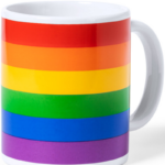 Imagen del artículo erótico PRIDE - TAZA CON LA BANDERA LGBT EN CAJA INDIVIDUAL KRAFT /es/pt/en/fr/it/ de PRIDE en la sección ARTÍCULOS VARIOS|Artículos divertidos|Complementos de Millenial Sexshop.