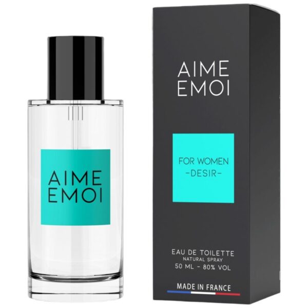 Imagen del artículo erótico RUF - AIME EMOI PERFUME DE FEROMONAS PARA ELLA 50 ML de RUF en la sección DROGUERÍA |Perfumes de Millenial Sexshop.