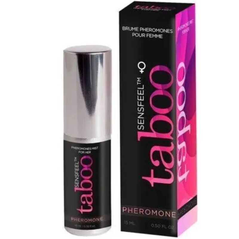 RUF - TABOO PHEROMONE FOR HER PERFUME DE FEROMONAS PARA ELLA 15 ML-MillenialSexshop-RUF Imagen del artículo erótico RUF - TABOO PHEROMONE FOR HER PERFUME DE FEROMONAS PARA ELLA 15 ML de RUF en la sección DROGUERÍA |Perfumes de Millenial Sexshop.
