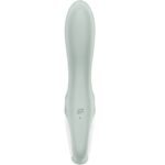 SATISFYER - AIR PUMP BOOTY 3 VIBRADOR ANAL INFLABLE VERDE GRIS - Imagen 3