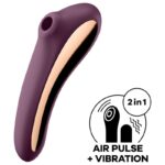 SATISFYER - DUAL KISS ESTIMULADOR CLITORIS PURPURA - Imagen 2