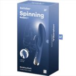SATISFYER - SPINNING RABBIT 1 ESTIMULACION CLITORIS Y PUNTO G AZUL - Imagen 7