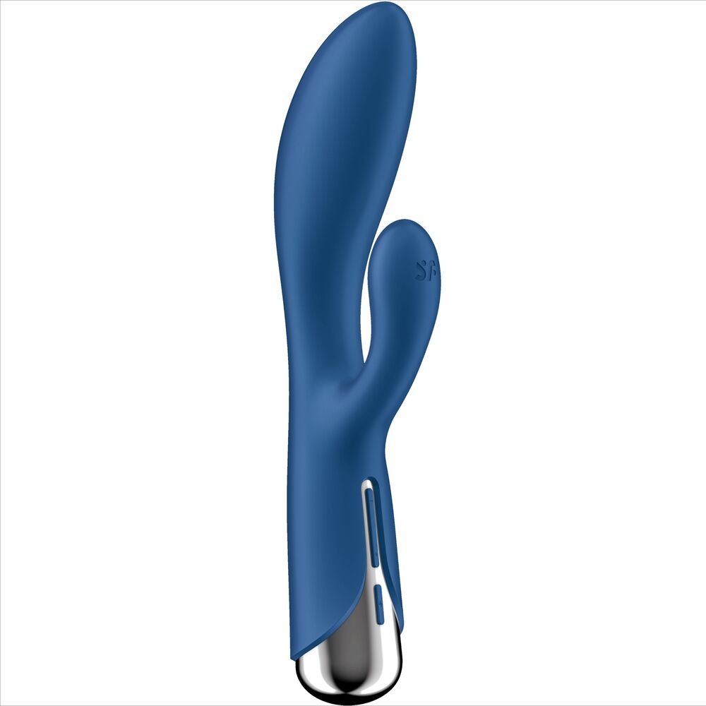 SATISFYER - SPINNING RABBIT 1 ESTIMULACION CLITORIS Y PUNTO G AZUL-MillenialSexshop-SATISFYER VIBRATOR Imagen del artículo erótico SATISFYER - SPINNING RABBIT 1 ESTIMULACION CLITORIS Y PUNTO G AZUL de SATISFYER VIBRATOR en la sección JUGUETES BIENESTAR |Vibradores|Vibradores Rabbit de Millenial Sexshop.