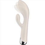 SATISFYER - SPINNING RABBIT 1 ESTIMULACION CLITORIS Y PUNTO G BEIGE - Imagen 5