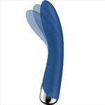 SATISFYER - SPINNING VIBE 1 VIBRADOR ROTADOR G-SPOT AZUL - Imagen 5