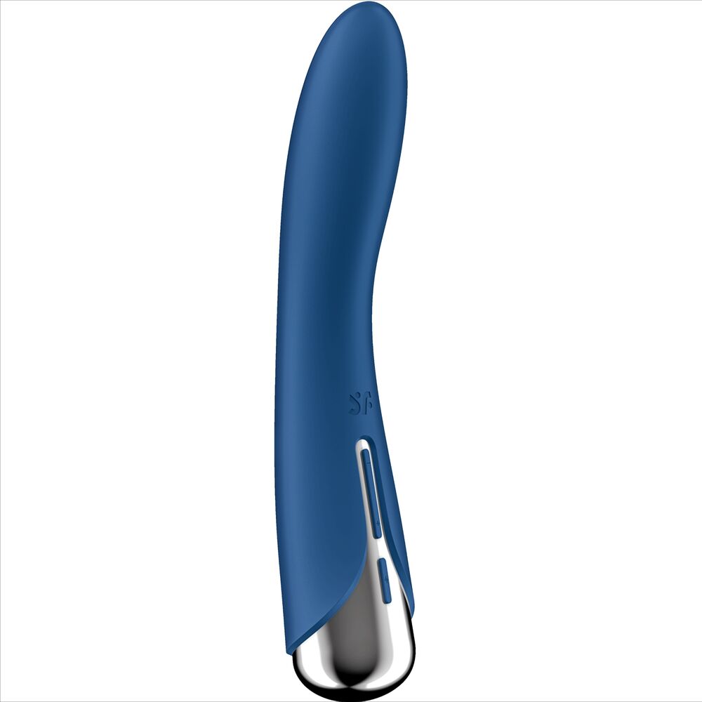 SATISFYER - SPINNING VIBE 1 VIBRADOR ROTADOR G-SPOT AZUL-MillenialSexshop-SATISFYER VIBRATOR Imagen del artículo erótico SATISFYER - SPINNING VIBE 1 VIBRADOR ROTADOR G-SPOT AZUL de SATISFYER VIBRATOR en la sección JUGUETES BIENESTAR |Vibradores|Vibradores Punto G de Millenial Sexshop.