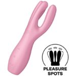 SATISFYER - THREESOME 3 VIBRADOR ROSA - Imagen 2