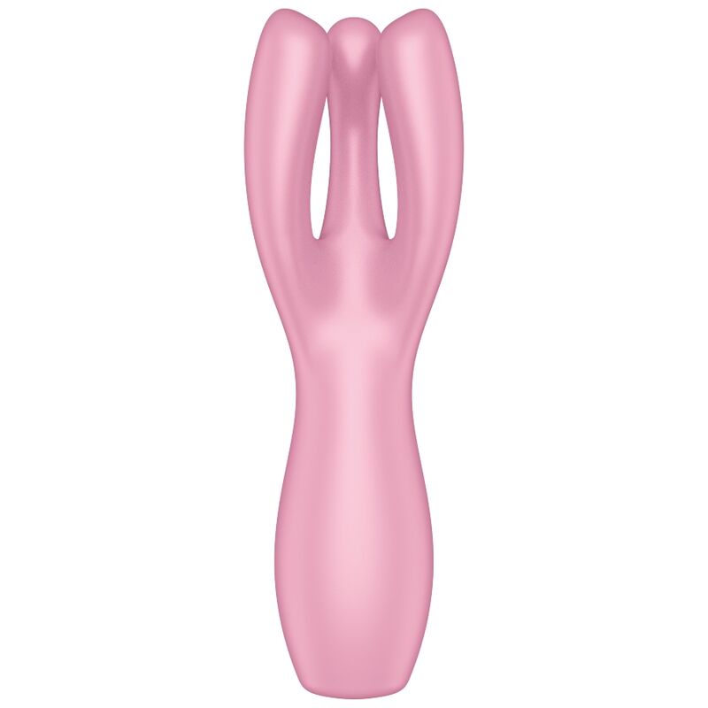 SATISFYER - THREESOME 3 VIBRADOR ROSA-MillenialSexshop-SATISFYER VIBRATOR Imagen del artículo erótico SATISFYER - THREESOME 3 VIBRADOR ROSA de SATISFYER VIBRATOR en la sección JUGUETES BIENESTAR |Juguetes para Mujeres|Estimuladores|Para Clítoris de Millenial Sexshop.