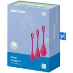 SATISFYER - YONI POWER 1 KIT DE ENTRENAMIENTO ROJO - Imagen 4